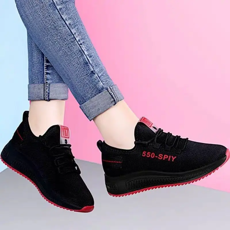 Women's Sports Shoes Summer Breahtable Mesh Woman Casual Sneakers Tennis Female Running  Shoes For Women 2023 Ladies Sneakers