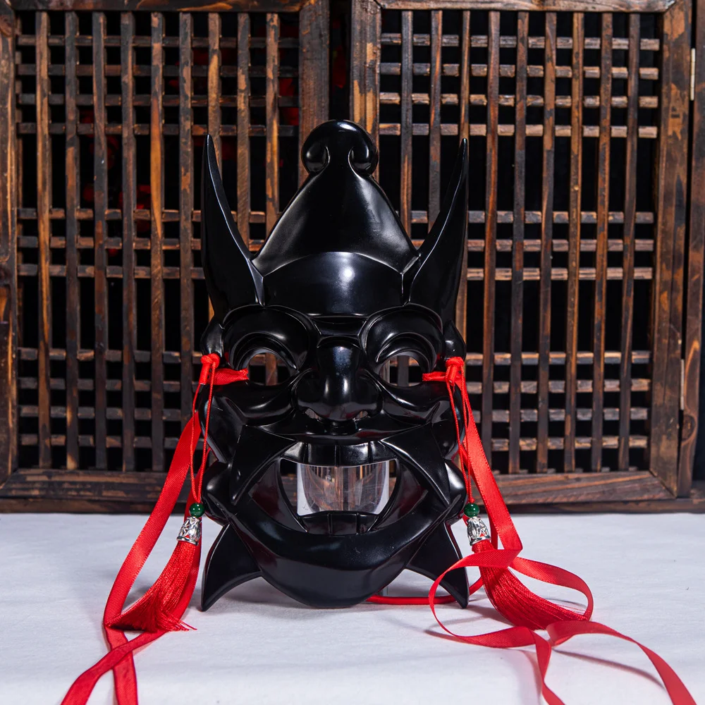 Traditional Chinese Nuo Opera-Inspired ABS Resin Full Face Mask for Cultural Events