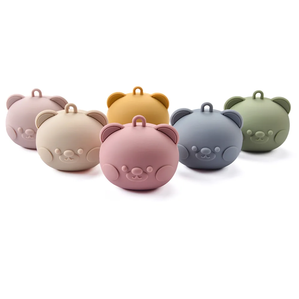 Pacifier Holder Baby BPA Free Food Grade Silicone Portable Soother Container Box Nipple Storage