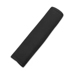Premium PU Leather Car Seat Belt Shoulder Cover - Breathable Comfort and Protection (Black 2)