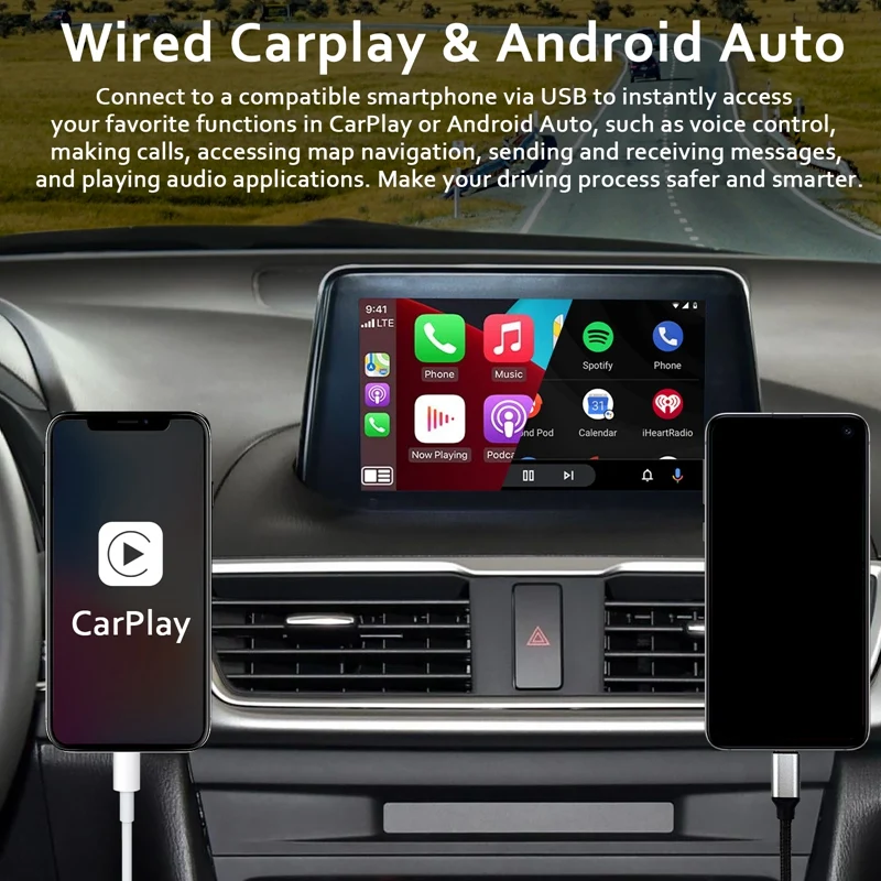 Auto Usb Adapter Hub Apple-carplay Android Tk78-66-9u0c Mazda 3 6 2 Mazda Cx5 Cx3 Cx9 Miata Toyota Yaris - Car Multimedia Player - AliExpress