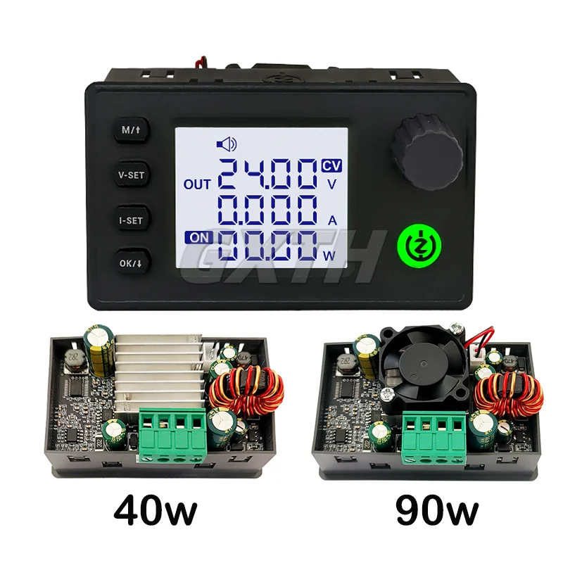 Cnc dc Buck-boost Converter Estabilizador de Voltagem Ajustável Laboratório de Alimentação cc cv Módulo de Carregamento 636v 4.5a 5a 90w 40w