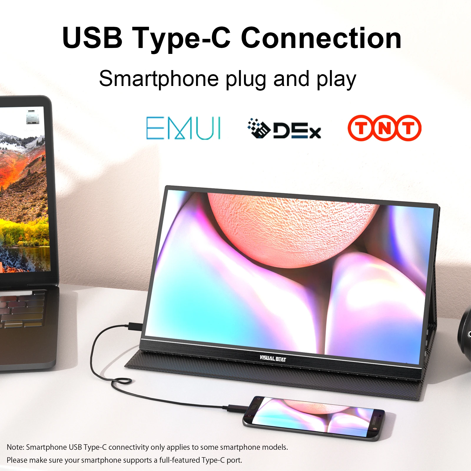 15.6 ġ ġ ũ ޴ , Ʈ PC Mac, FHD 1080P IPS HDR, USB C Ÿ HDMI LCD ǻ ÷