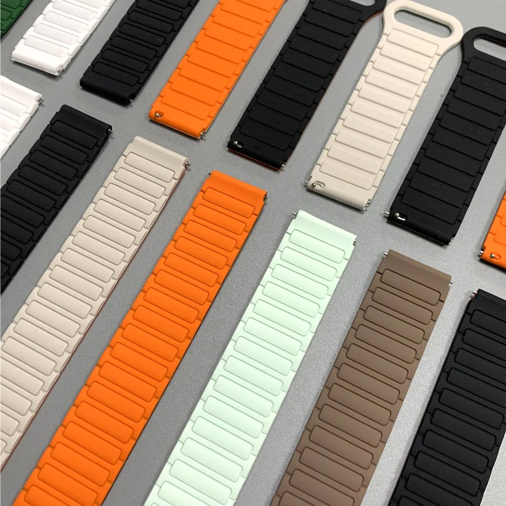 Magnetic Silicone Loop Strap - Soft Sport Band Bracelet