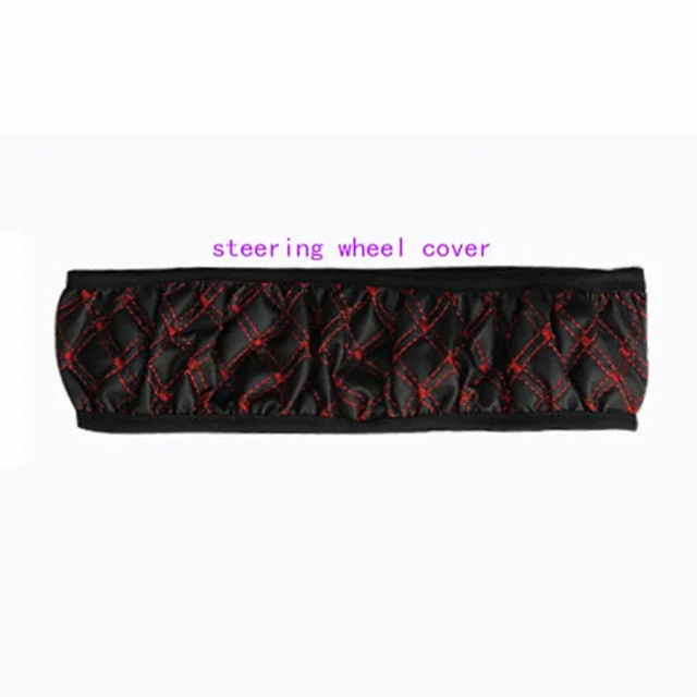 New Arrival High Quality Car Steering Wheel Cover PU Leather 38cm Non-Slip Protection Cover Be Used In All Seasons 3