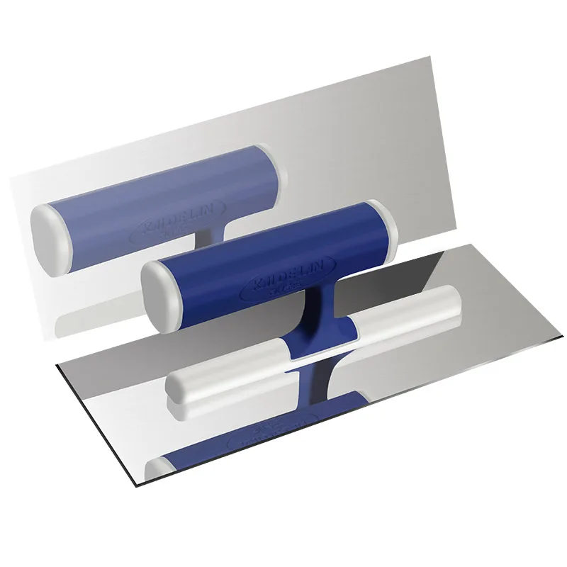 Professional Plastering Skimming Trowel Spreader Stainless Steel Tile Flooring Plaster Trowel Bricklayer Construction Tools