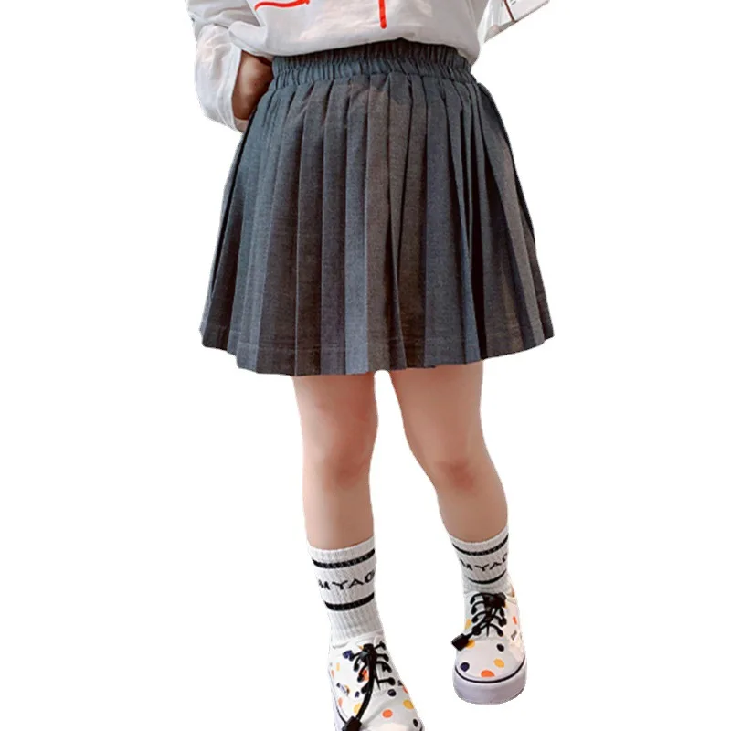 Girl's Skirt Wrinkled and Casually Paired with Half Skirt Short Spring summer New Children's Clothing