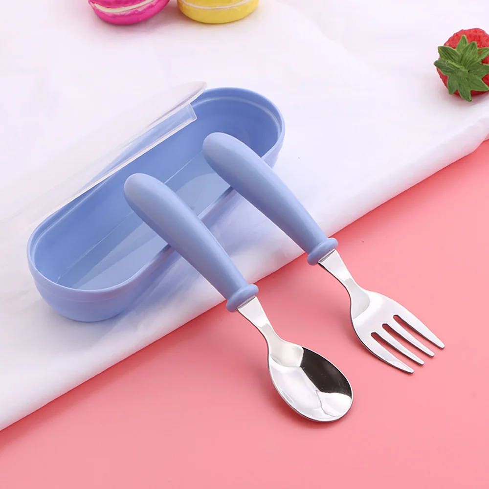 2-Piece Stainless Steel Baby Tableware Set 2