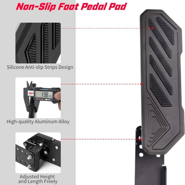 Aluminum Pedal Covers For Jeep Wrangler JL 2018+ - Brake & Gas Pedal Trim, No Drill
