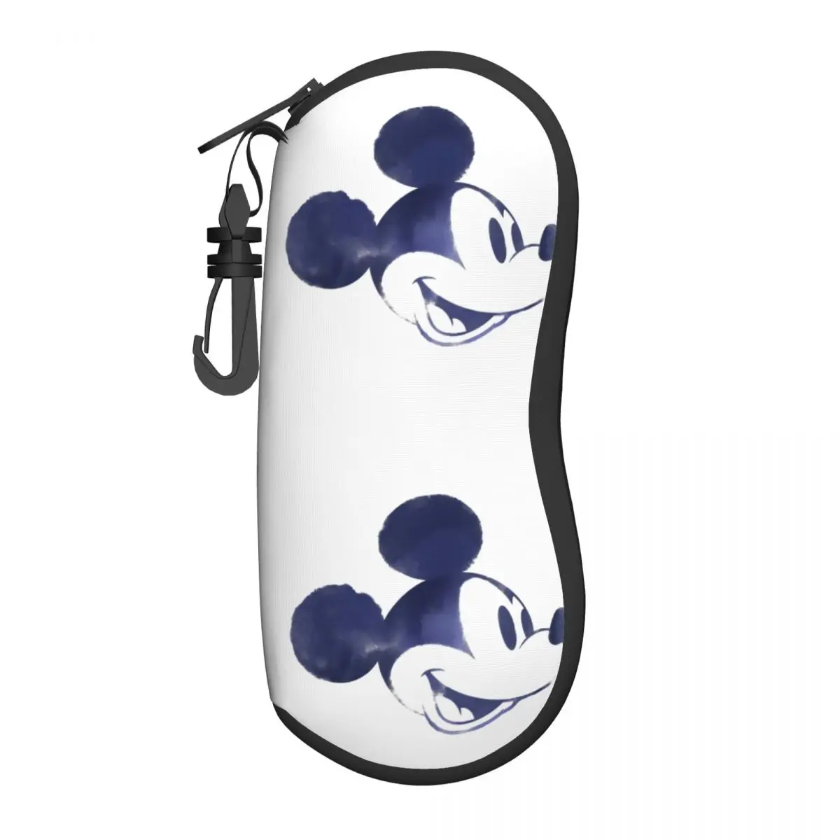 

Mickey Mouse Head Retro Vintage Glasses Case Unisex Student Cartoon Glasses Storage Box Anti-Pressure Eyewear Container