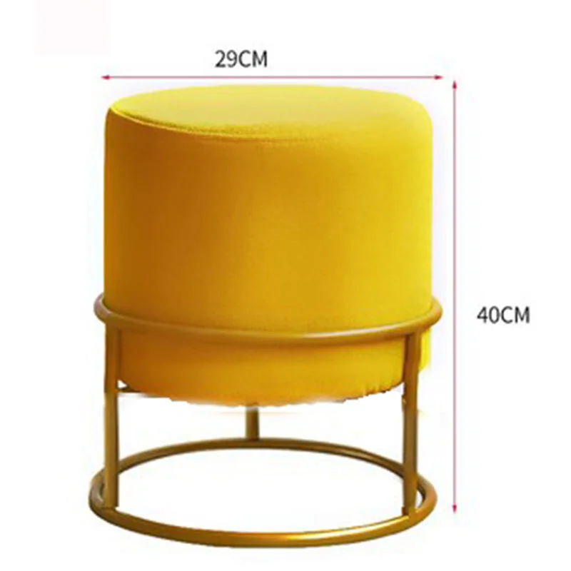 

Маленький стул онлайн-знаменитости, домашний диван для гостиной, чайный столик, скандинавский стиль, роскошный тканевый стул для смены обуви у входа