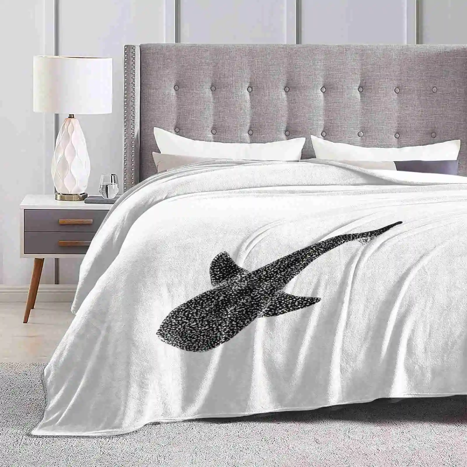 Squalo Balena Quattro Stagioni Confortevole Caldo Morbido Tiro Coperta Squalo Balena