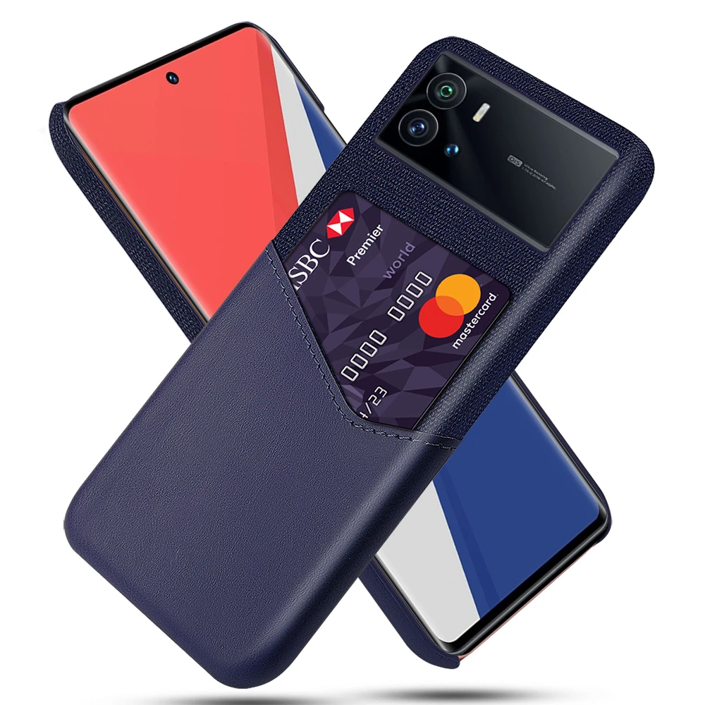 Elegant Business Card Slot Phone Cover Case with Bumper Protection and Sleek Design
