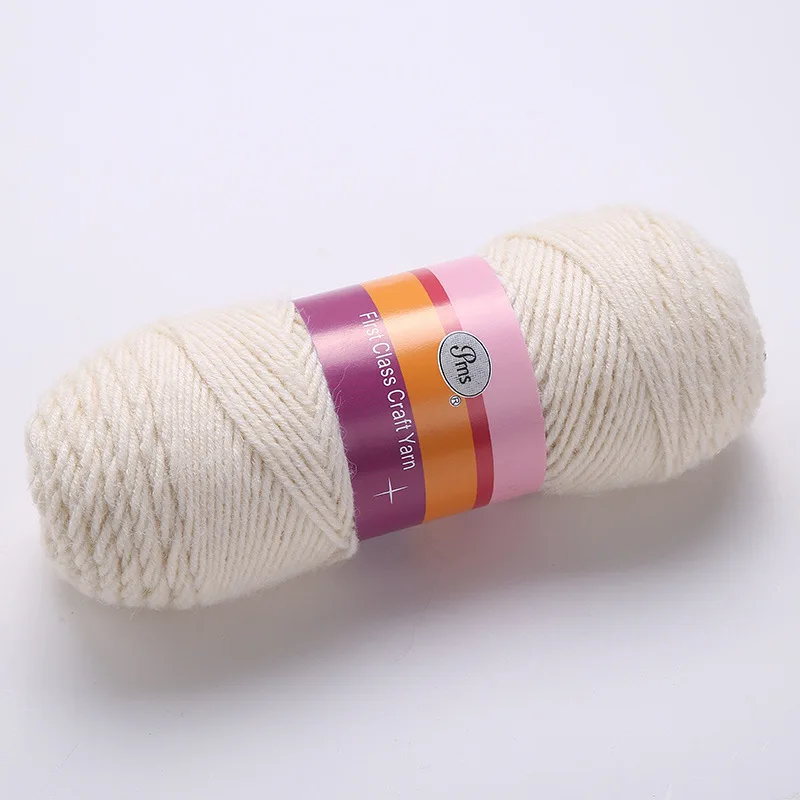 DIY Milk Cotton Yarn Fine Quality Hand-Knitting Thread Soft Warm Cotton  Threads Baby Wool for Hand Knitting Crochet Yarn100g