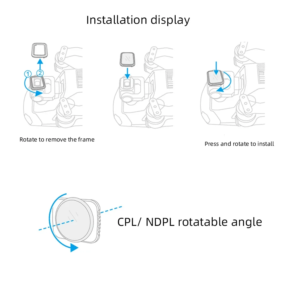Drone Filter For DJI Mavic air 2 UV CPL ND 8 16 32 64 1000 Star Natural Night Filters Air2 Protect  Camera Lens Accessories 5