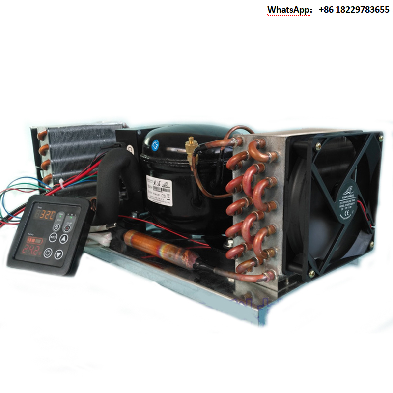 12V24V 48V starting refrigeration micro air conditioning unit BD35A micro air-cooled integrated unit assembly