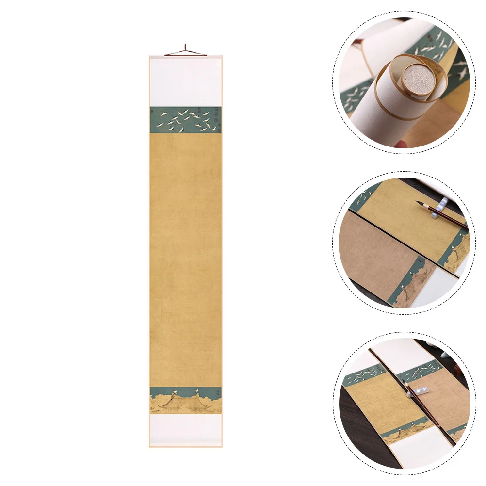Blank Framed Picture Calligraphy Professional Xuan Paper Chinese Decorate Scroll Painting Scrollshanging Wall Mounting Gifts