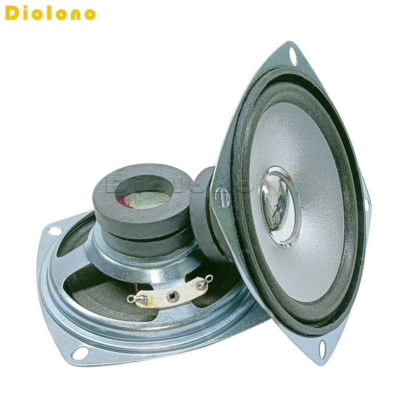 4 Ohm 3W Loudspeaker 78MM 3 Inch Square Speaker 32MM Double External Dual Magnetic Silvery Bright Cap Foam Edge