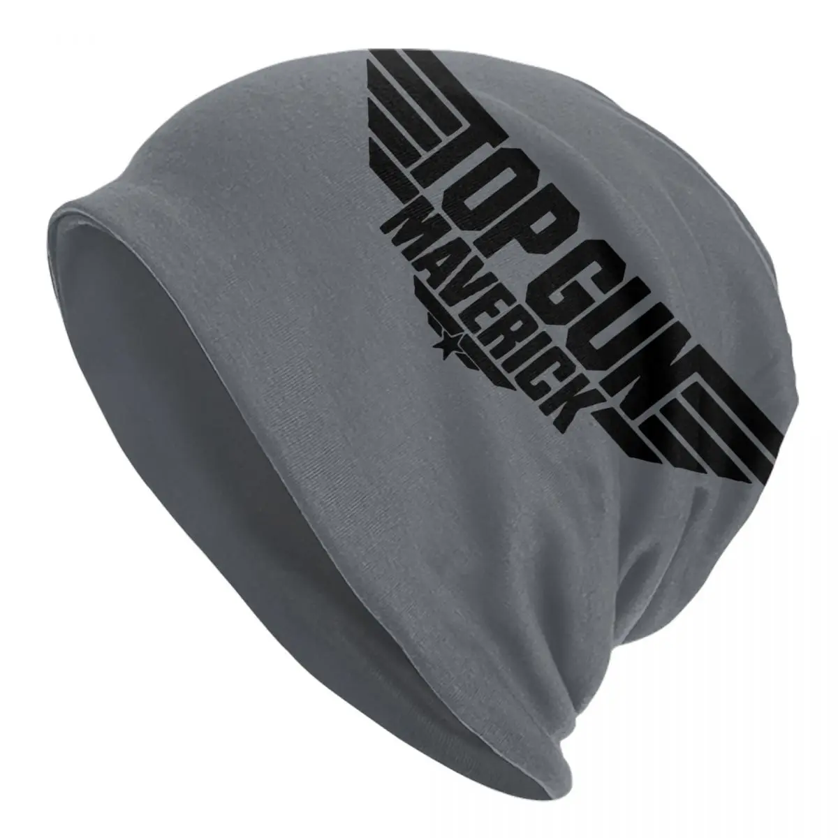 

Top Gun Black Maverick Skullies Beanies Hat Movie Fashion Unisex Outdoor Cap Warm Thermal Elastic Bonnet Knit Hat