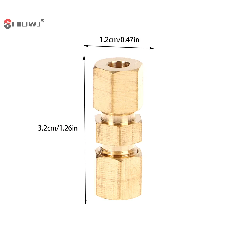 Universal Brake Line Connector For Brake Line Without Flaring 4.76mm 3/16" Connector Fittings Parts