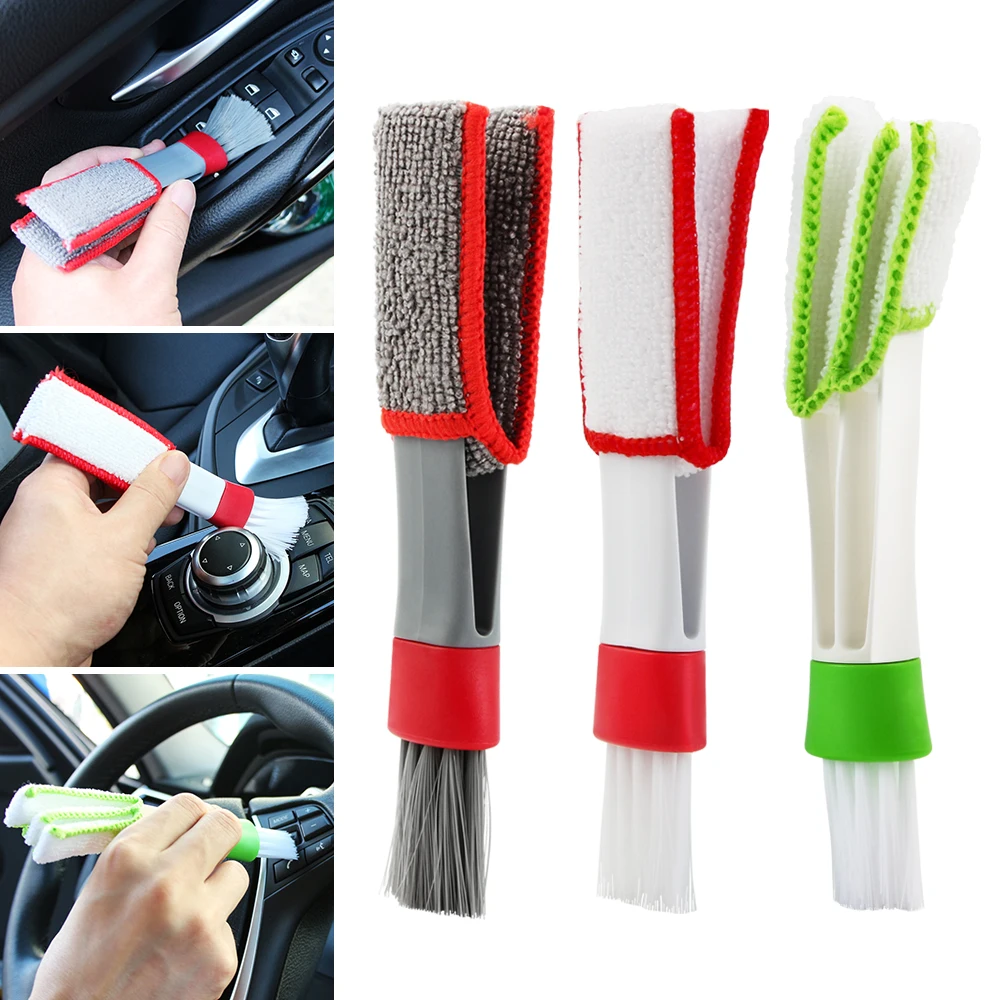 Car Air Conditioner Vent Brush Car Styling Per Renault Megane 2 3 Duster Logan Clio Laguna Sandero Captur Fluence Kango