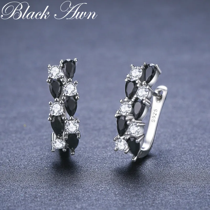 Classic Silver Color Stud Earrings - Image 3