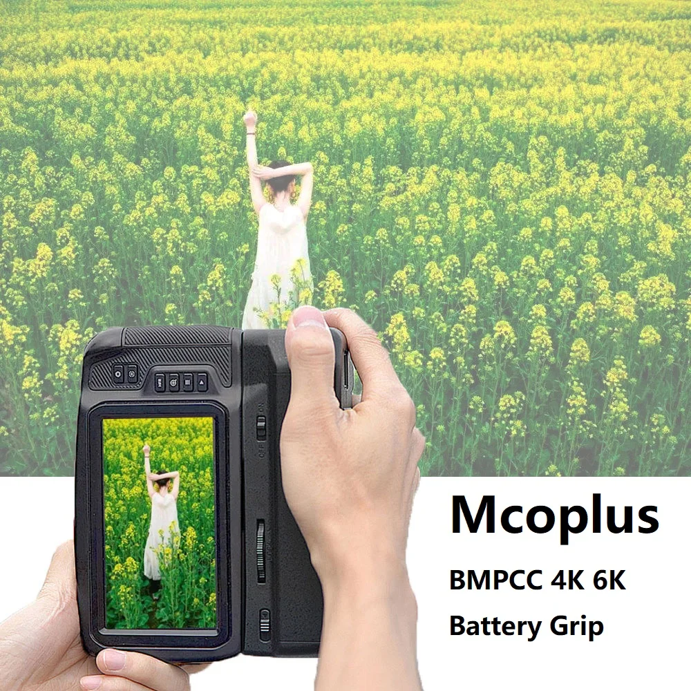 Mcoplus BMPCC 4k 6k Battery Grip for Blackmagic Pocket Cinema Camera 4K 6K / BMPCC 4K 6K Camera