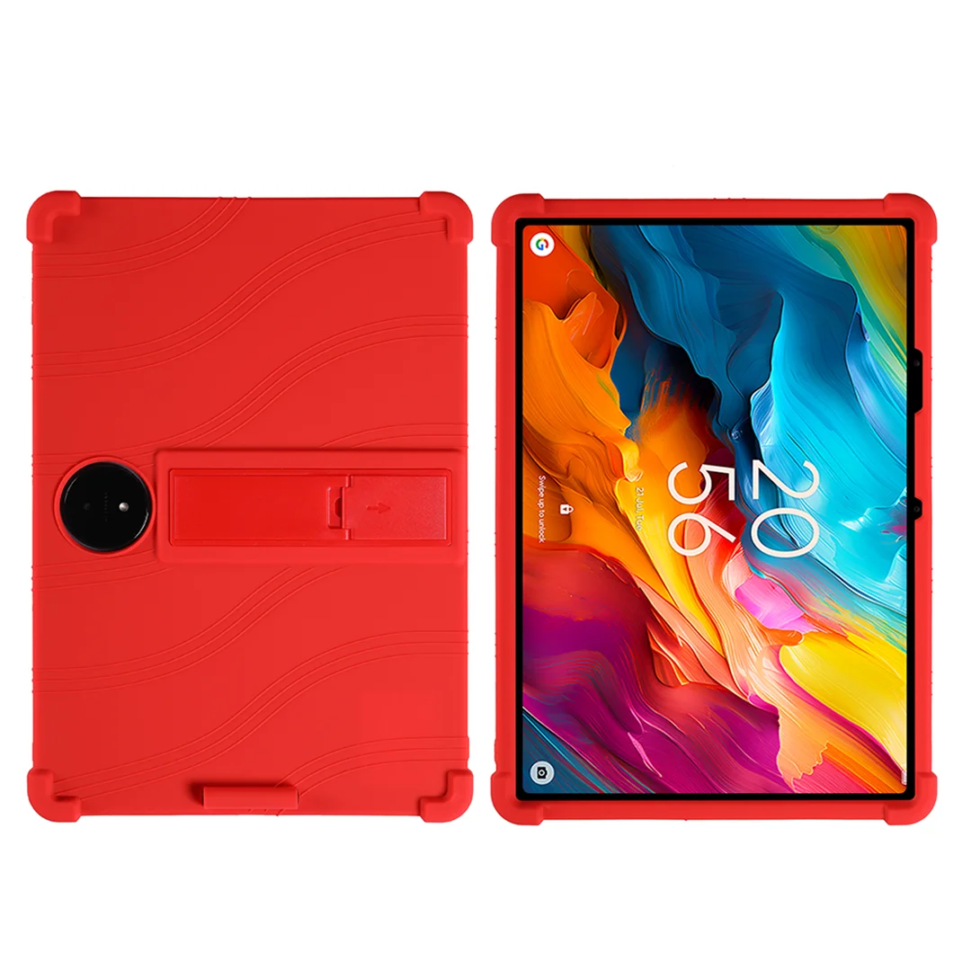 Multi-Color Silicone Shockproof Case with Hidden Stand and Full Protection