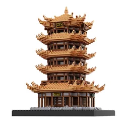 Balody – blocs de construction en diamant pour enfant, Architecture chinoise célèbre, greniers, jouets éducatifs, cadeaux de vacances 