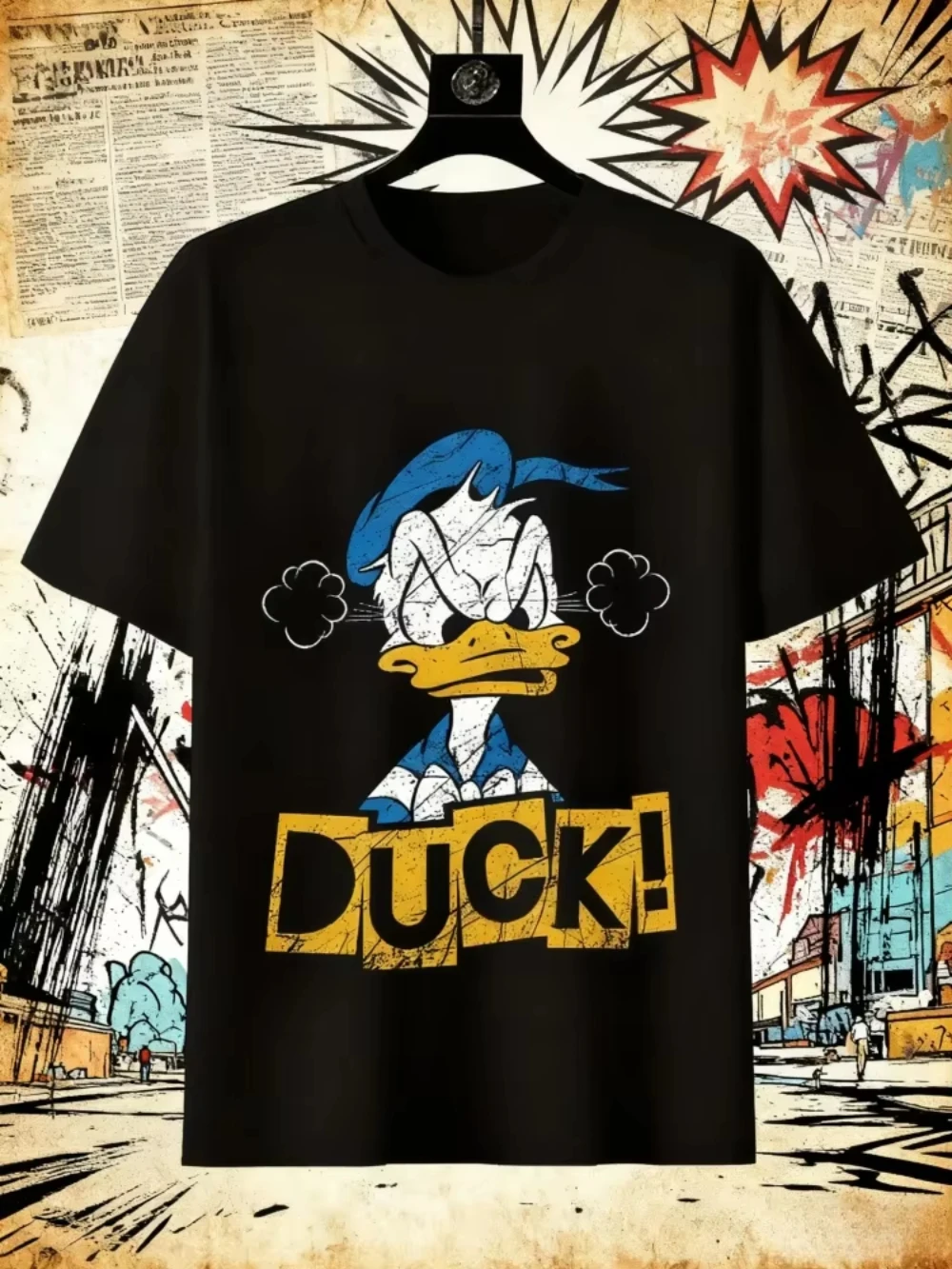 T-shirt Donald Duck en Colère - Style Cartoon Unique