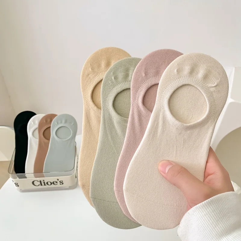 Giorgio Morandi, Silicone, Non-slip, Ladies' Basic Invisible Socks 3