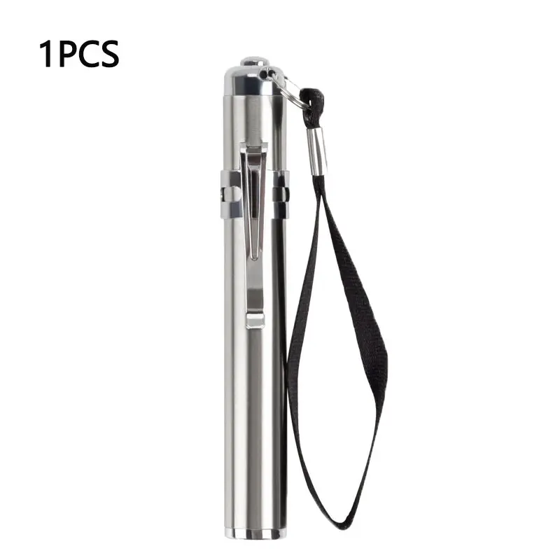 Pen Light Mini Portable LED Flashlight  1 Mode led flashlight torch For the dentist and for Camping Hiking Out Use AAA battery strong torch Flashlights