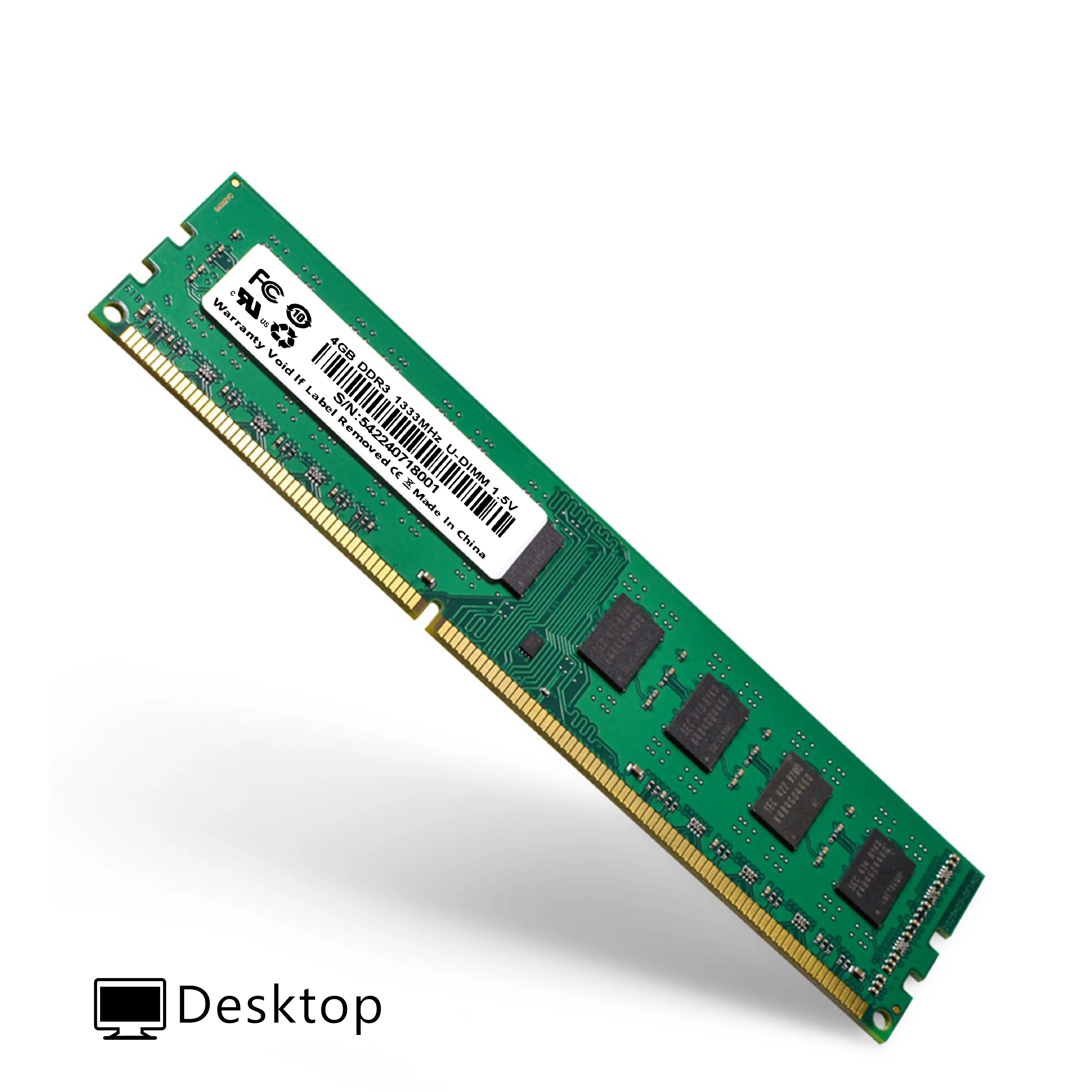 Ymeiton DDR3 2PCS Desktop computer Universal Memory Card 1600MHz 4GB 8GB U-Dimm 240pin Stick RAM