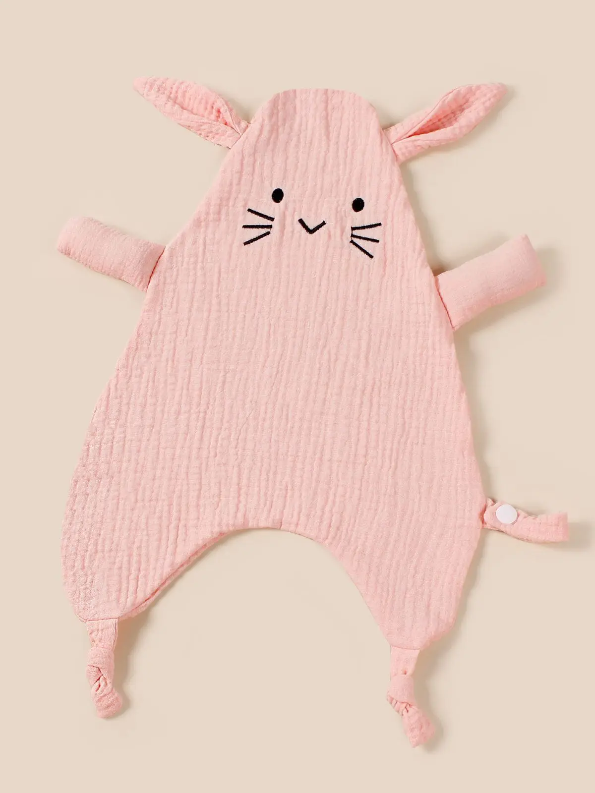 New Baby Cotton Comforter Blanket Cute Cats Newborn Sleeping Dolls Rabbit Ears Sleep Toy Soothe Appease Towel Bibs Saliva Towel 2