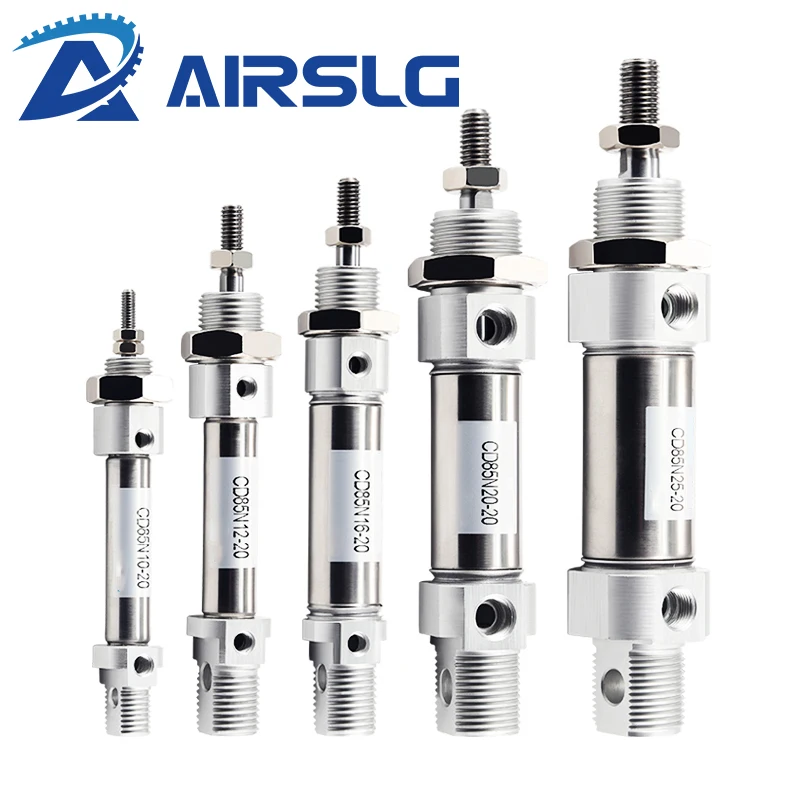 กระบอกลมนิวเมติกยี่ห้อ AFR มาตรฐาน ISO รุ่น C85 กระบอกลมแบบสองทาง แกนเดี่ยว รุ่น CD85N C85N ขนาดรู 10 12 16 20 25 ระยะชัก 10-225 1