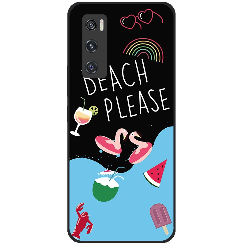 SATURCASE Case for Vivo V20 SE / Y70, Ring Kickstand Hybrid 2 in 1 [PC