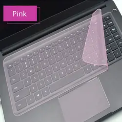 Universal Silicone Keyboard Protector for 12 - 17 Laptops - Dust - Resistant Cover (Pink - 15 - 17 inch)