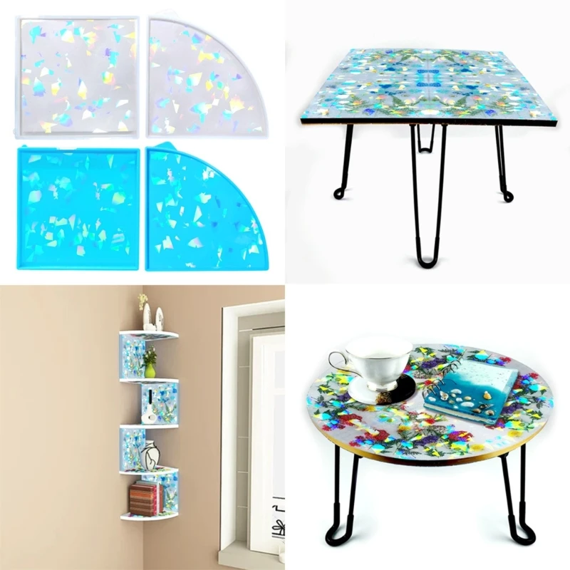 

1 комплект силиконовых форм для витрины, форма для шкафа для DIY ювелирных проектов, настольные формы
