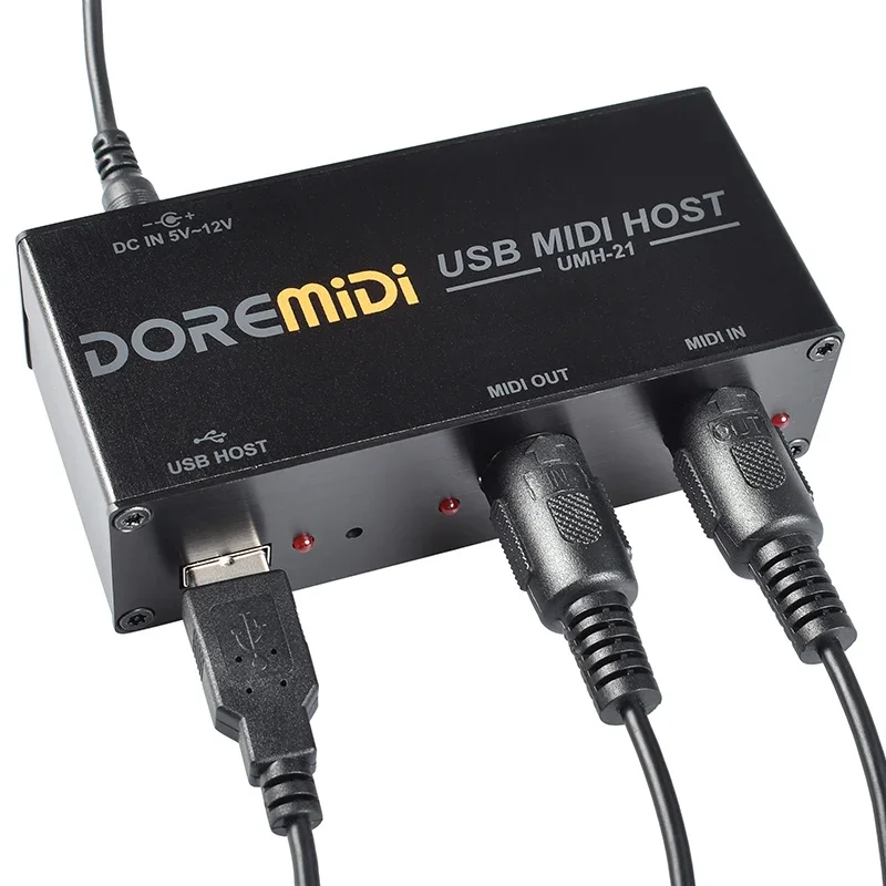 DOREMiDi 고속 USB MIDI 호스트 박스 USB-MIDI 컨버터 UMH-21