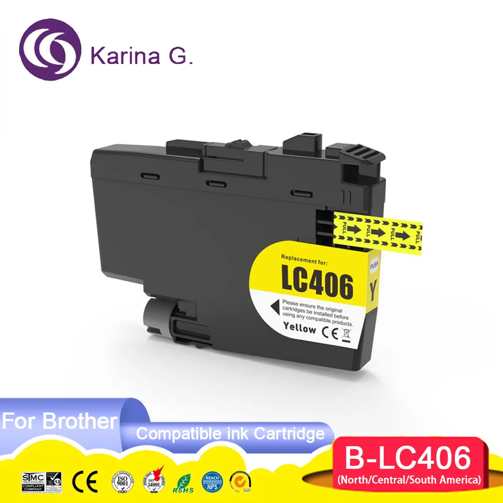 LC406 LC 406 Compatible Ink Cartridge For HL-JF1,MFC-J4335DW/J4345DW/J4535DW/J5