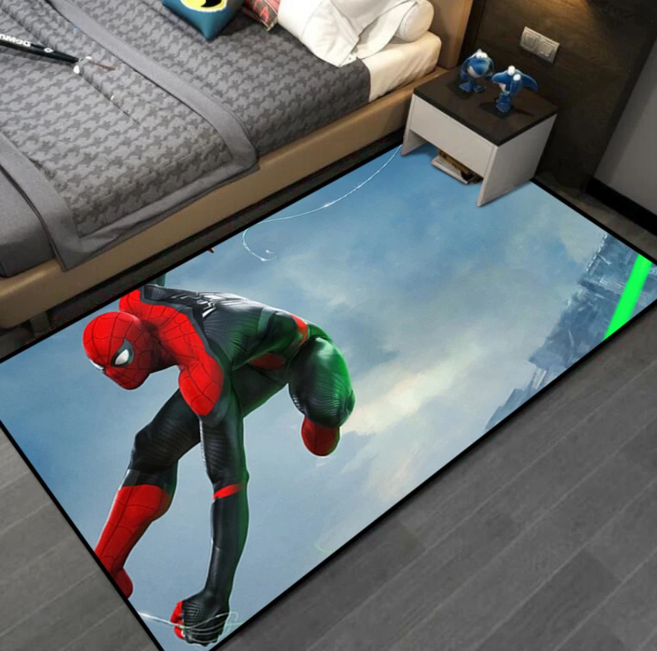 Tapis de jeu Spiderman Disney pour bébé, antidérapant, pour porte