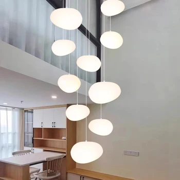 Modern home decor led lights pendant light lamps forstaircase Chandeliers for living room hanging light indoor lighting 1