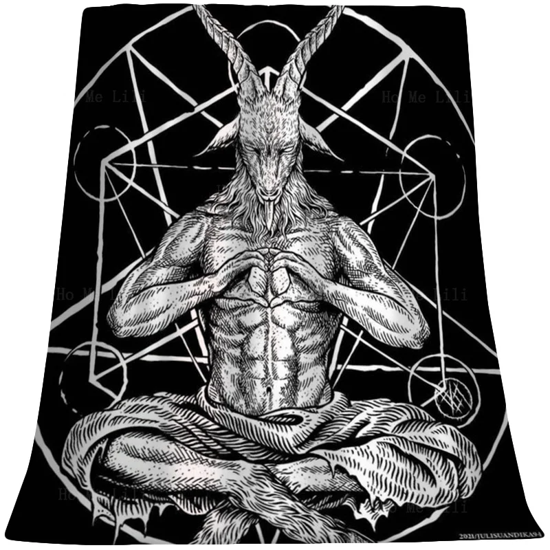 

Dark Satanic Scavenger Casting Spells Before The Battle Flannel By Ho Me Lili Suitable For All Seasons