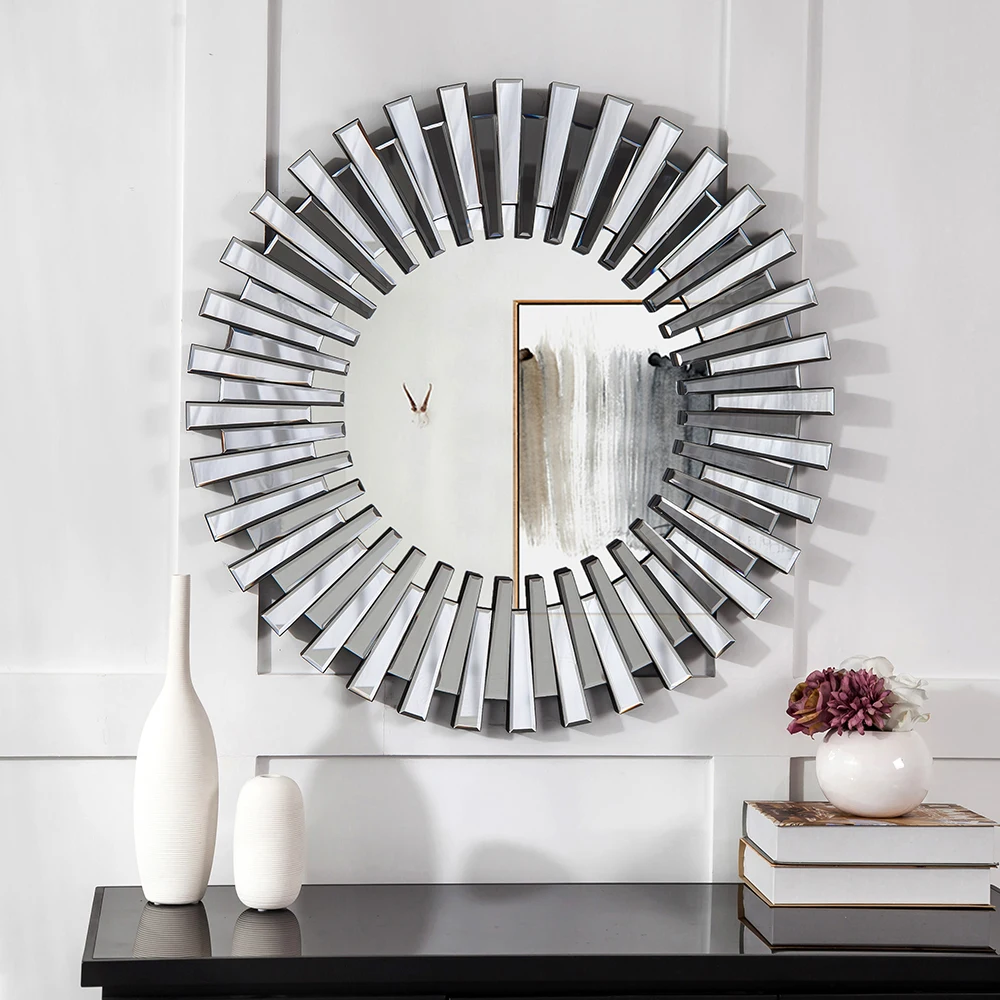 

Customization Nordic bathroom mirror toilet toilet washstand wall mirror entrance living room wall decoration Internet celebrity
