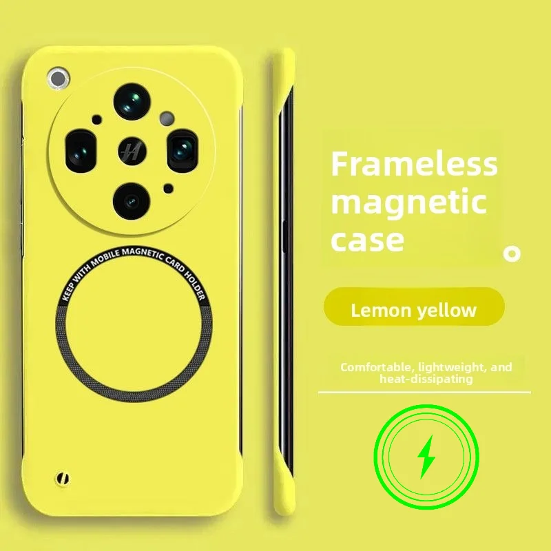 Ultra Thin Frameless Magnetic Shockproof Fashion Color Case - Enhanced Protection Cover