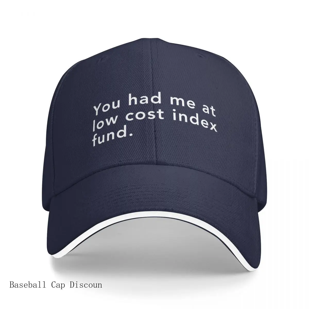 

New You had me at low cost index fund Cap Baseball Cap Caps fishing hat beach trucker hats for men Women's