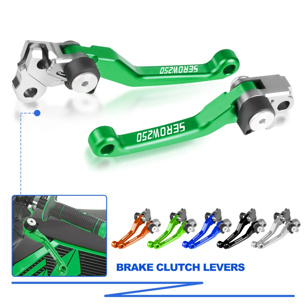 

Motorcycle CNC Aluminun Dirt Bike Pivot Brake Clutch Levers For Yamaha SEROW250 SEROW 250 SEROW-250 1991-2014 2015 Accessories