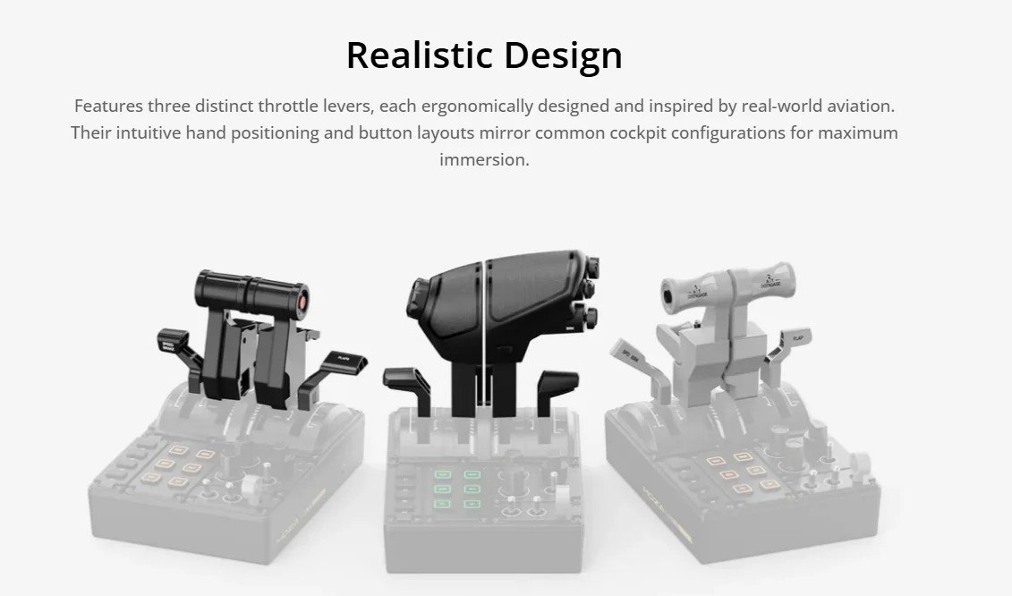 - MTQ Throttle Quadrant | Modular Boeing/Airbus/Fighter Levers with Quad-Axis &