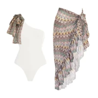 2025 Arrival Push Up Women Bikini Set Floral Printed Ruffle Bikinis Strappy Bandage Swimwear Brazilian Biquini Bathing Suit