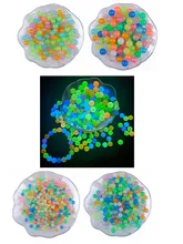  6-8-10mm Strong Luminous Beads Glow In The Dark Fishing Loose Spacer Beads for  Christmas Party Decoration DIY Jewellery Marking 